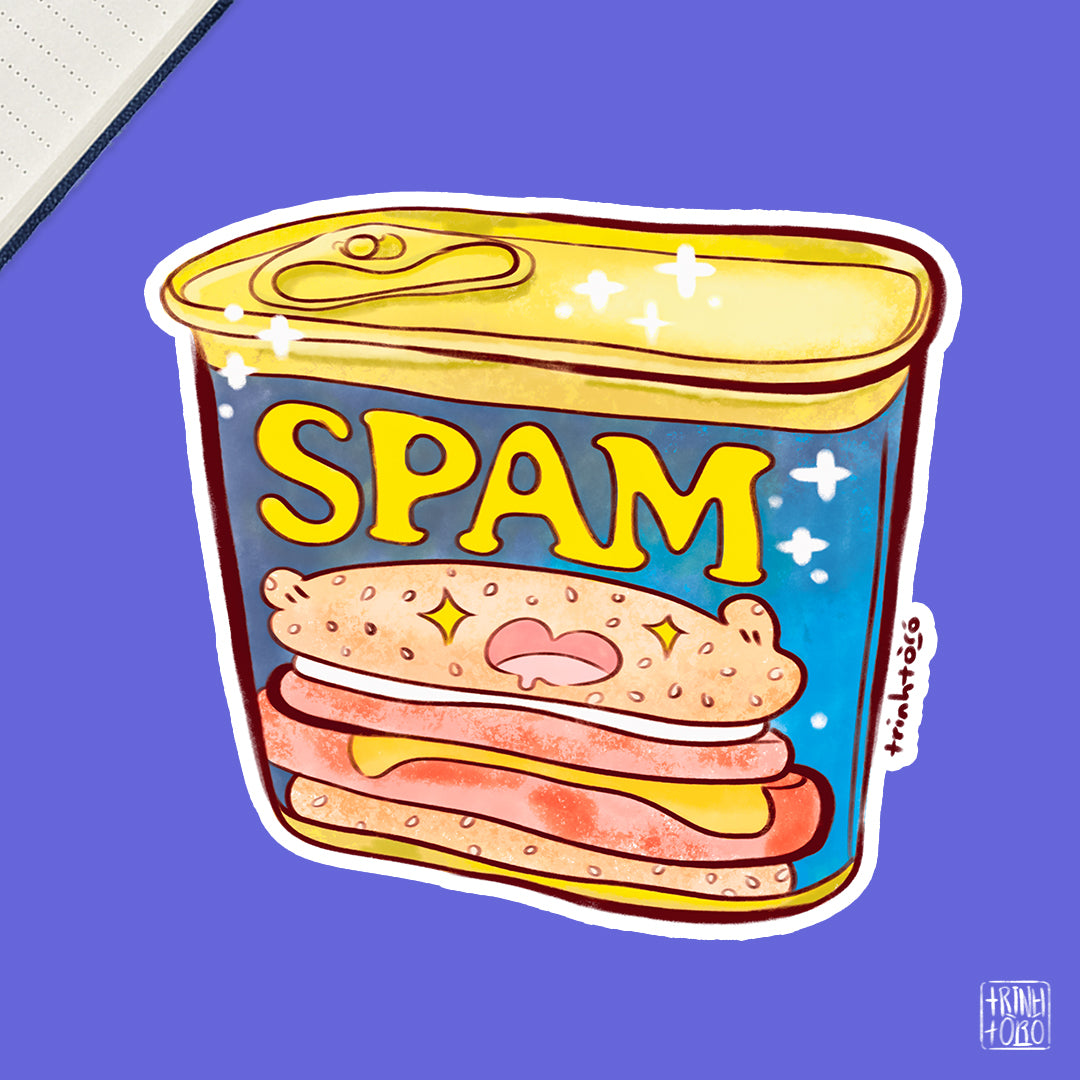 SPAM holographic sticker